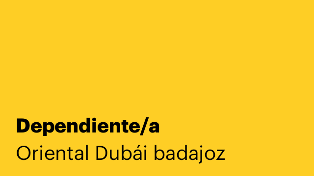 Dependiente/a