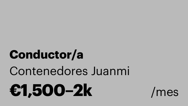 Conductor/a