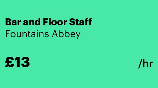 Bar and Floor Staff