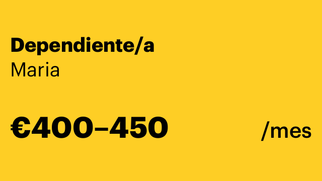 Dependiente/a