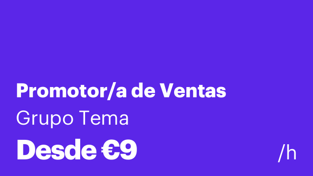 Promotor/a de Ventas