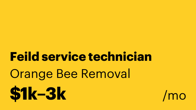 Feild service technician
