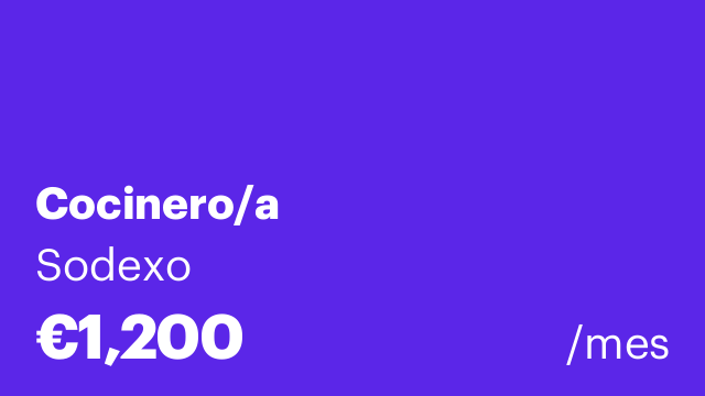 Cocinero/a