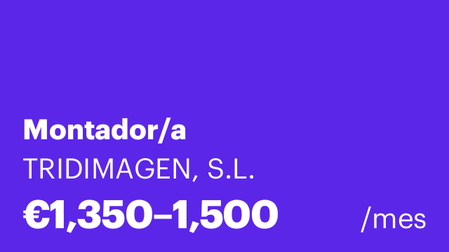 Montador/a