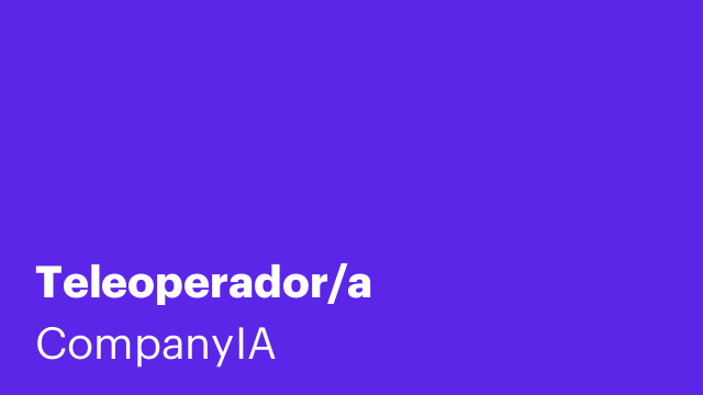 Teleoperador/a