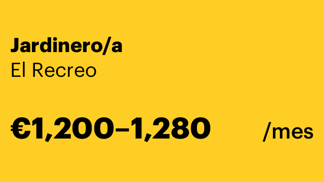 Jardinero/a