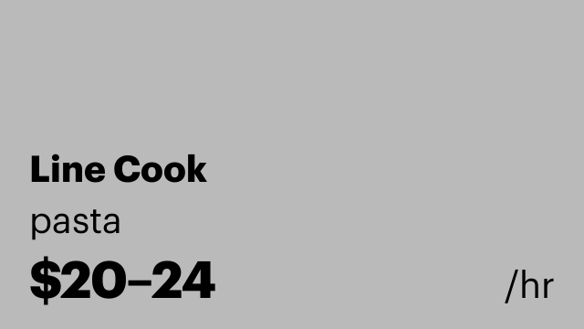 Line Cook
