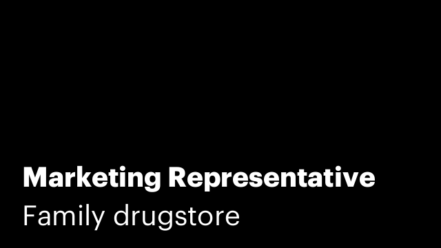 Marketing Representative