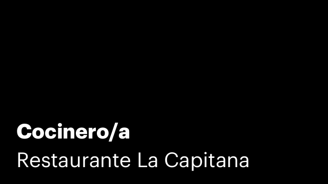 Cocinero/a