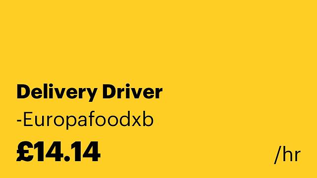 Delivery Driver