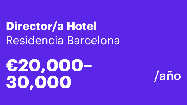 Director/a Hotel