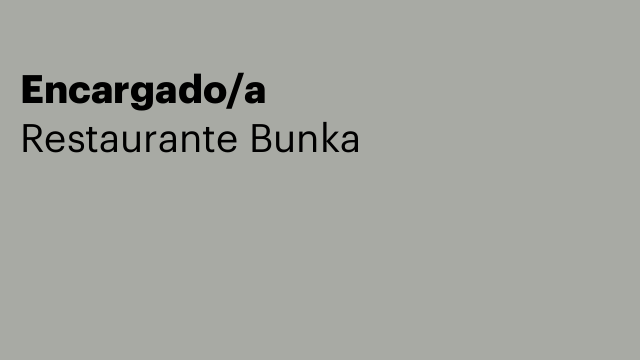 Encargado/a