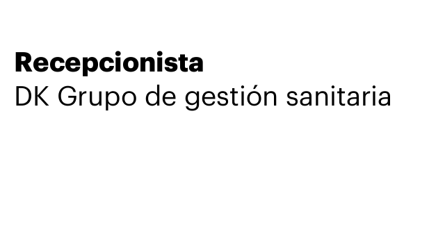Recepcionista