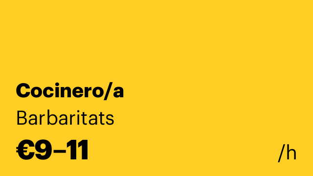 Cocinero/a