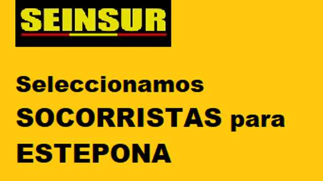 SOCORRISTA EN ESTEPONA
