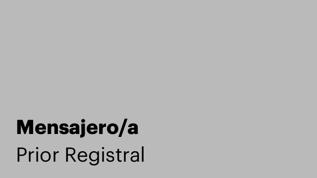 Mensajero/a