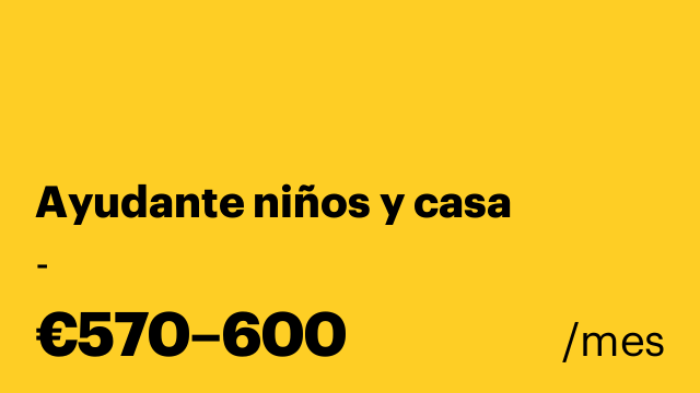 Ayudante niños y casa