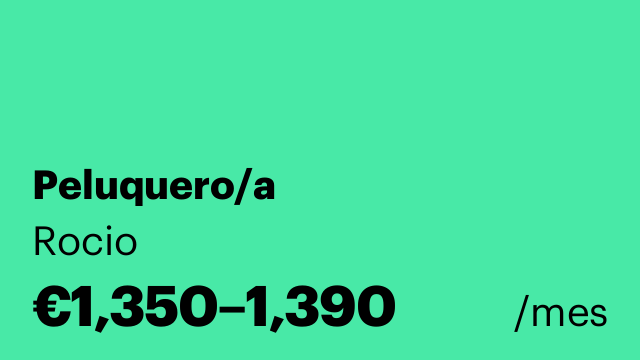 Peluquero/a