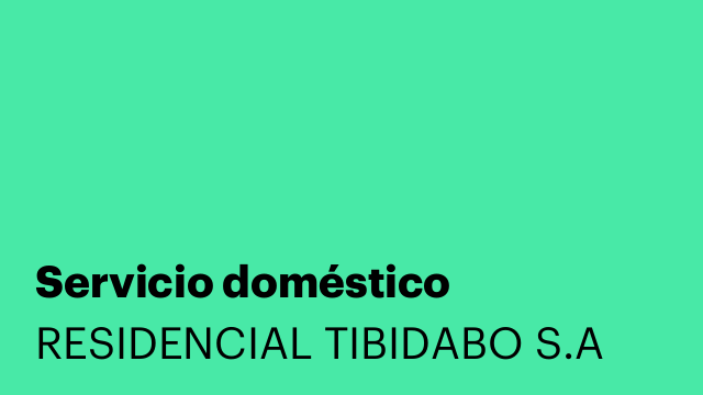 Servicio doméstico