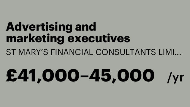 Advertising and marketing executives