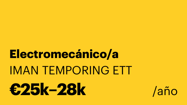Electromecánico/a