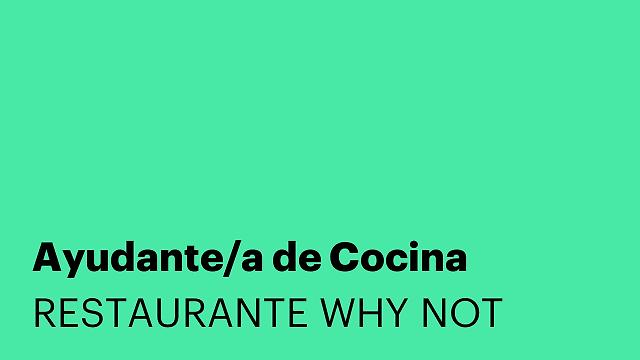 Ayudante/a de Cocina