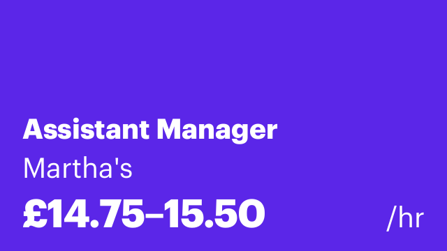 Assistant Manager