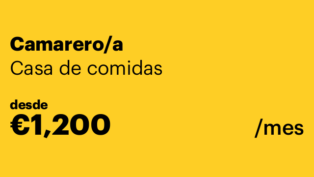 Camarero/a