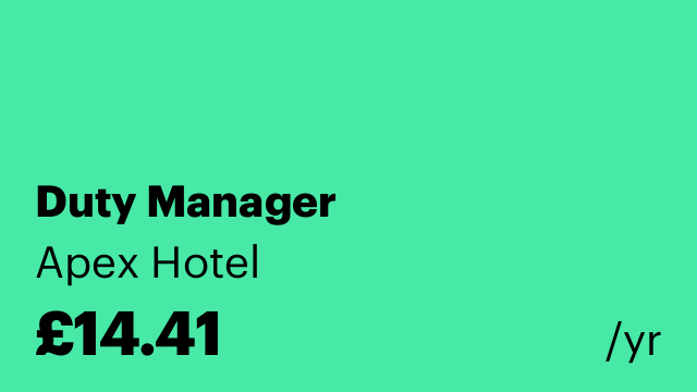 Duty Manager