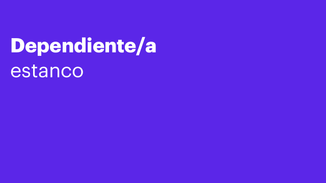 Dependiente/a