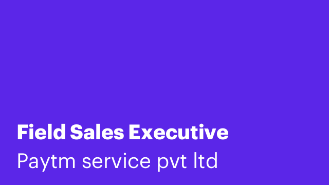 Field Sales Executive