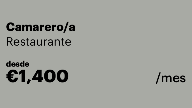 Camarero/a