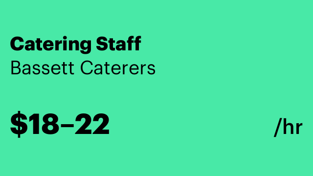 Catering Staff