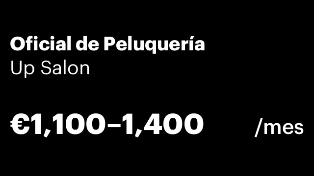 Oficial de Peluquería