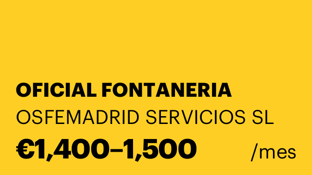 OFICIAL FONTANERIA