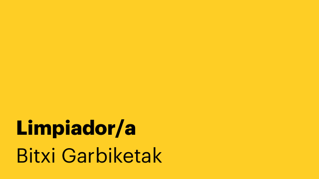 Limpiador/a