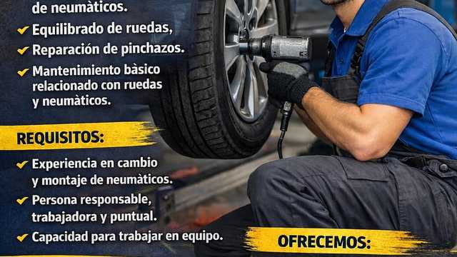 MECÁNICO / TÉCNICO DE NEUMÁTICOS