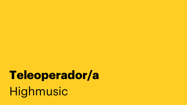 Teleoperador/a