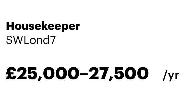 Housekeeper