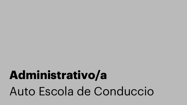 Administrativo/a