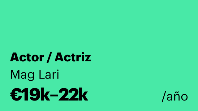 Actor / Actriz