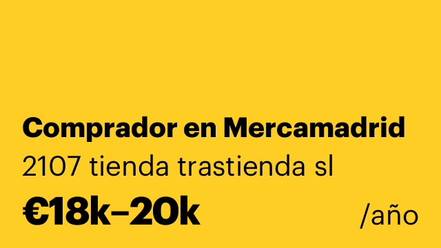 Comprador en Mercamadrid