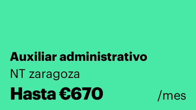 Auxiliar administrativo
