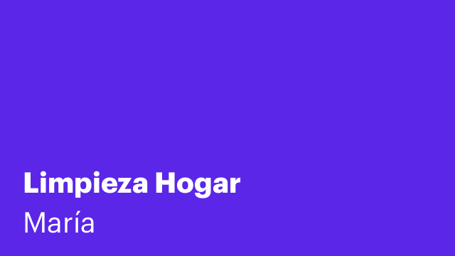 Limpieza Hogar