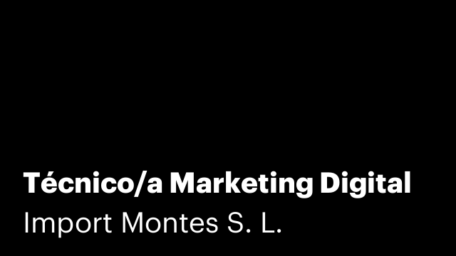 Técnico/a Marketing Digital