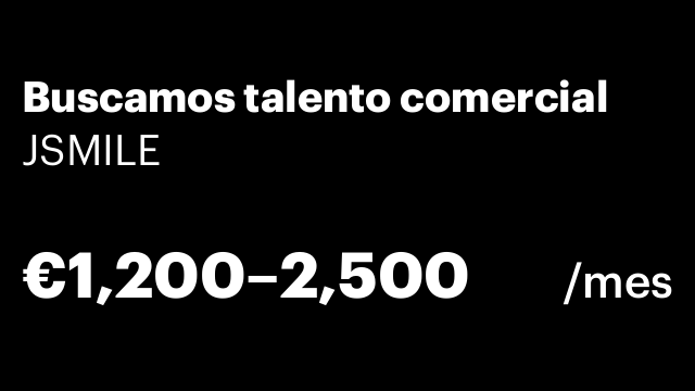 Buscamos talento comercial