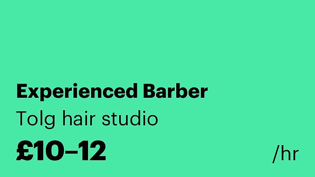 Experienced Barber