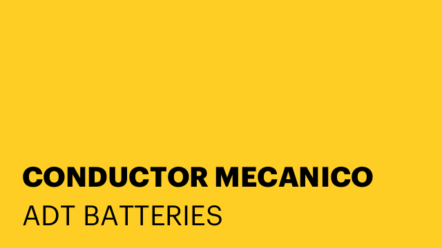 CONDUCTOR MECANICO