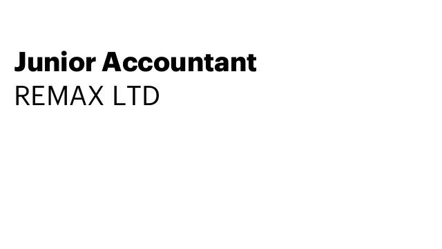 Junior Accountant