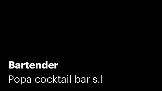 Bartender
